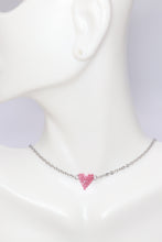 Load image into Gallery viewer, Dainty Beaded Heart Necklaces