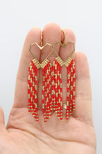 Load image into Gallery viewer, Falling in Love Fringe Earrings