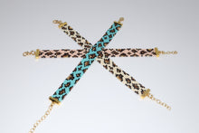 Load image into Gallery viewer, Leopard Print Seed Bead Bracelet
