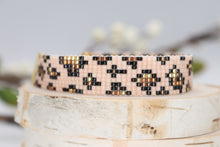 Load image into Gallery viewer, Leopard Print Seed Bead Bracelet