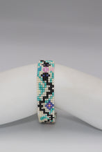 Load image into Gallery viewer, Garden of Eden Handmade Snakes & Flowers Seed Bead Bracelet