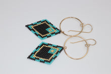 Load image into Gallery viewer, Boho Chic Long Gold Hoop Dangle Earrings