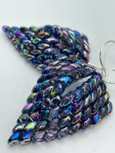 Load image into Gallery viewer, Tara Earrings in Black Iridescent