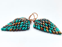Load image into Gallery viewer, Tara Earrings in Turquoise & Copper