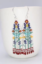 Load image into Gallery viewer, Bright & Bold Floral Seed Bead Statement Earrings