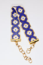 Load image into Gallery viewer, Evil Eye Seed Bead Bracelet