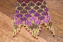 Load image into Gallery viewer, Mermaid Tail Seed Bead Earrings