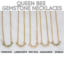 Load image into Gallery viewer, Queen Bee Gemstone Necklace