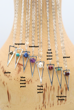 Load image into Gallery viewer, Casey Sterling Silver & Amethyst Beaded Pendant Necklace
