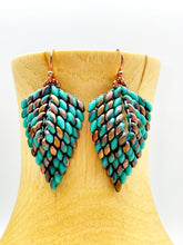 Load image into Gallery viewer, Tara Earrings in Turquoise & Copper