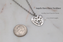 Load image into Gallery viewer, Angels Have Paws Necklace
