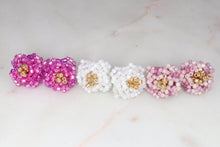 Load image into Gallery viewer, Peony Flower Stud Earrings
