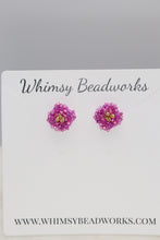 Load image into Gallery viewer, Peony Flower Stud Earrings
