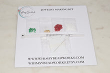 Load image into Gallery viewer, DIY Strawberry Ring Kit – Beaded Jewelry Making Kit with Pattern &amp; Tutorial
