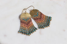 Load image into Gallery viewer, Twilight Chevron Seed Bead Earrings | The Twilight Bloom Collection (Copy)

