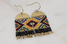 Load image into Gallery viewer, Bridger Range Geometric Fringe Earrings
