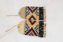 Load image into Gallery viewer, Bridger Range Geometric Fringe Earrings
