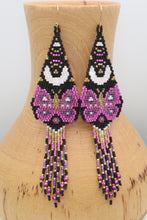 Load image into Gallery viewer, Stay Wild Moon Child Pink Butterfly Earrings
