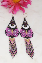 Load image into Gallery viewer, Stay Wild Moon Child Pink Butterfly Earrings

