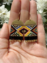 Load image into Gallery viewer, Bridger Range Geometric Fringe Earrings
