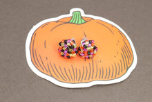 Load image into Gallery viewer, Beaded Halloween Stud Earrings
