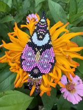 Load image into Gallery viewer, Stay Wild Moon Child Pink Butterfly Earrings
