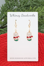 Load image into Gallery viewer, Christmas Mitten Earrings
