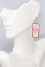 Load image into Gallery viewer, Beaded Heart Earrings
