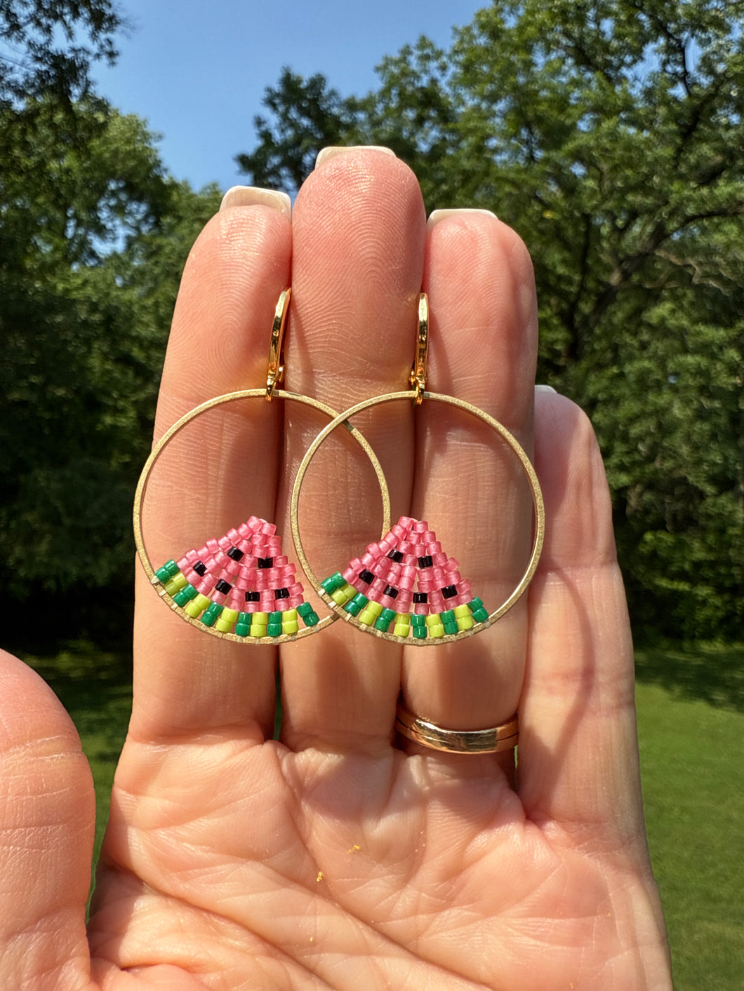 Watermelon Earrings