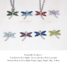 Load image into Gallery viewer, Colorful Dragonfly Necklace

