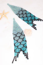 Load image into Gallery viewer, Moonlight Mermaid Seed Bead Beaded Earrings
