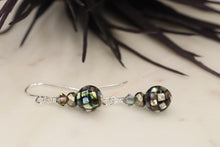 Load image into Gallery viewer, Disco Ball Abalone Shell Earrings
