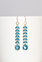 Load image into Gallery viewer, Apatite Gemstone Beaded Earrings
