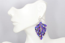 Load image into Gallery viewer, Tara Purple Beaded Earrings
