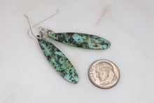 Load image into Gallery viewer, Turquoise &amp; Sterling Silver Earrings
