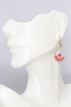 Load image into Gallery viewer, Small Beaded Tear Drop Earrings
