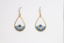 Load image into Gallery viewer, Small Beaded Tear Drop Earrings
