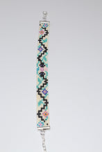Load image into Gallery viewer, Garden of Eden Handmade Snakes &amp; Flowers Seed Bead Bracelet
