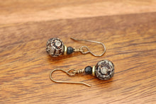 Load image into Gallery viewer, Tibetan Agate Beaded Gemstone Earrings
