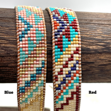 Load image into Gallery viewer, Maya Adjustable Beaded Southwestern Cuff Bracelet

