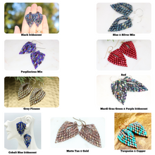 Load image into Gallery viewer, Tara Purple Beaded Earrings
