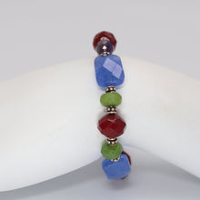 Load image into Gallery viewer, Multicolor Gemstone Bracelet featuring Sterling Silver Amethyst Quartz &amp; Aventurine
