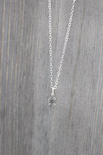 Load image into Gallery viewer, Dainty Silver Horseshoe Charm Necklace
