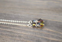 Load image into Gallery viewer, Sterling Silver Crystal Beaded Threader Earrings
