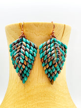 Load image into Gallery viewer, Tara Earrings in Turquoise &amp; Copper
